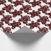 Gingerbrood Man & Vrouw Cadeaupapier (Hoek)