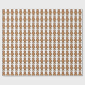 Gingerbrood Mannen Cadeaupapier (Vlak)