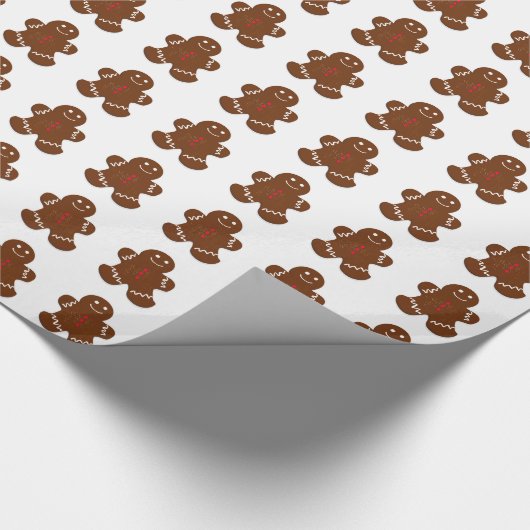 Gingerbrood Mannen Cadeaupapier (Hoek)