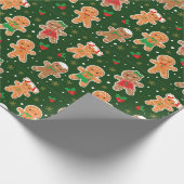 Gingerbrood Mannen Cadeaupapier (Hoek)