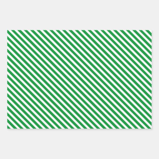 Gingerbrood Mannen en Groene en Rode Kerstmis Inpakpapier Vel (Voorkant 3)