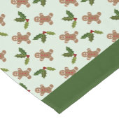 Gingerbrood Mannen en Holly Korte Tafelloper (Hoek)