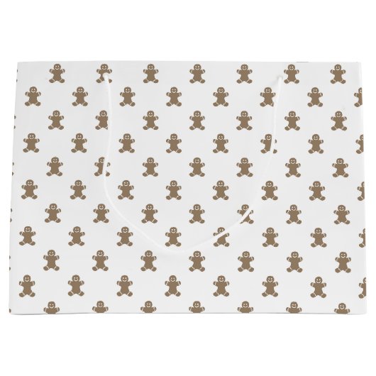 Gingerbrood Mannen Groot Cadeauzakje (Voorkant)