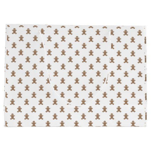 Gingerbrood Mannen Groot Cadeauzakje (Achterkant)