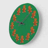 Gingerbrood Mannen Grote Klok (Hoek)