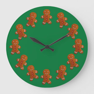 Gingerbrood Mannen Grote Klok