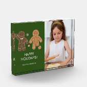Gingerbrood Mannen Holiday Fotoblok (Links)
