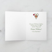 Gingerbrood Mannen Kandriet Kerst-Kaart Feestdagen Kaart (Binnen)