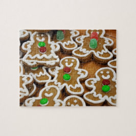 Gingerbrood Mannen Legpuzzel