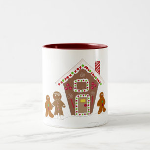 Gingerbrood Mannen met Gingerbrood Tweekleurige Koffiemok