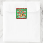 Gingerbrood Mannen patchen kerstfeestdag Stickers (Tas)