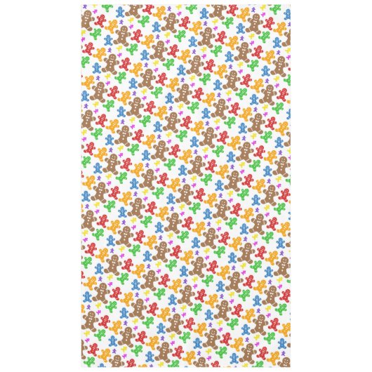 Gingerbrood Mannen Tablecloth Tafelkleed (Voorkant)