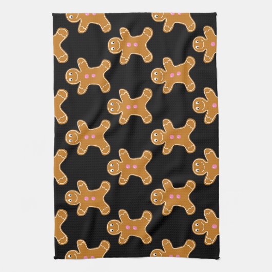 Gingerbrood Mannen Theedoek (Verticaal)