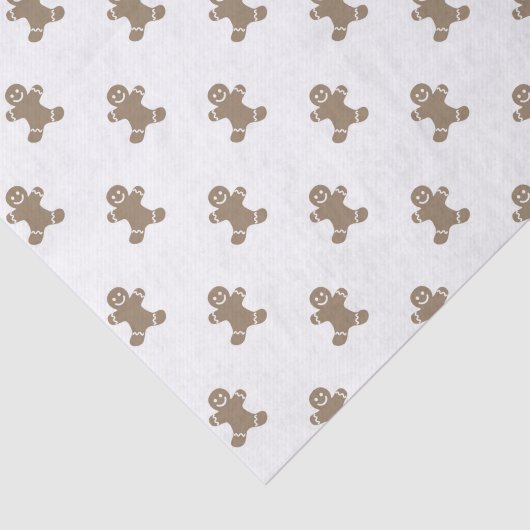 Gingerbrood Mannen Tissuepapier (Detail)