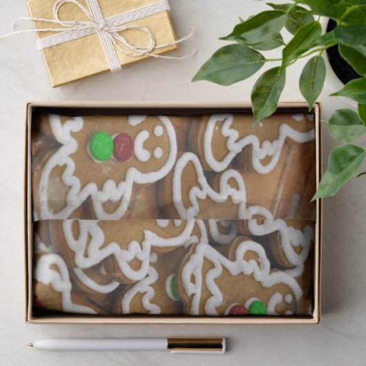 Gingerbrood Mannen Tissuepapier (Geschenk)