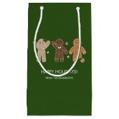 Gingerbrood Manusay Holiday Gift Bag Klein Cadeauzakje (Voorkant)