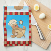 Gingerbrood Manuscakkers houden van koekjes Theedoek (Quarter Fold)