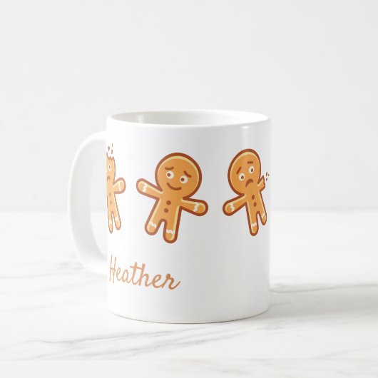 Gingerbrood Manuscript Personalized Koffiemok (Voorkant links)