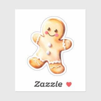 Gingerbrood Meisje Sticker