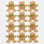 Gingerbrood Men Blanket Fleece Deken (Voorkant)