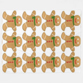Gingerbrood Men Blanket Fleece Deken (Voorkant (Horizontaal))