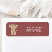 Gingerbrood Men Holiday Adres Etiket (Insitu)