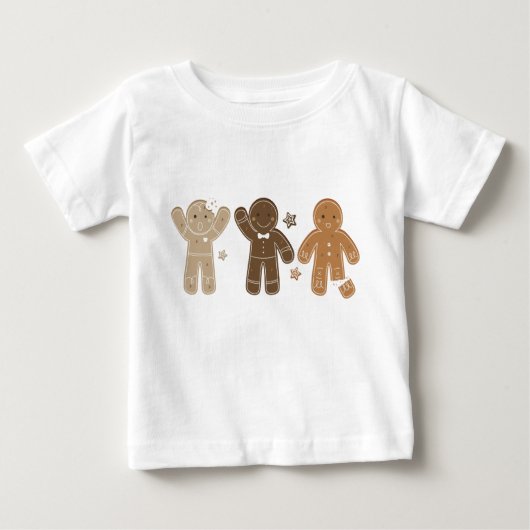 Gingerbrood Men Holiday T-Shirt (Voorkant)