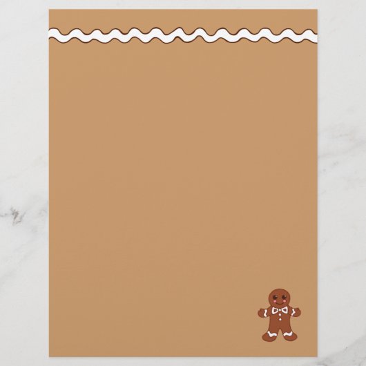 Gingerbrood met briefhoofd (Voorkant)