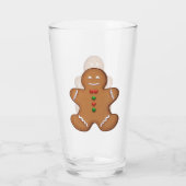 Gingerbrood, met dubbele spieren, op maat gemaakt glas (Achterkant)