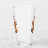 Gingerbrood, met dubbele spieren, op maat gemaakt glas (Links)