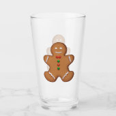 Gingerbrood, met dubbele spieren, op maat gemaakt glas (Voorkant)