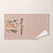 Gingerbrood met een Cherry bovenaan Handdoek (Handdoek)