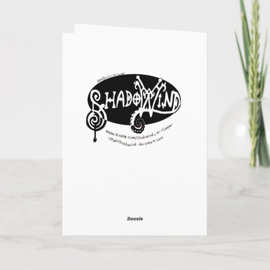 Gingerbrood met kerstmis kaart (Achterkant)