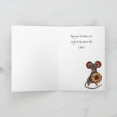 Gingerbrood met kerstmis kaart (Binnen)