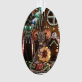 Gingerbrood met kerstmis ornament (voorkant)