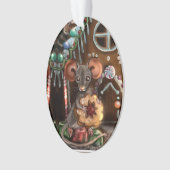 Gingerbrood met kerstmis ornament (voorkant)