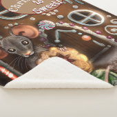 Gingerbrood met kerstmis sherpa deken (3/4)