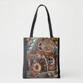 Gingerbrood met kerstmis tote bag (Voorkant)