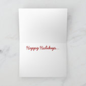 Gingerbrood met saaie smaak Mannen Feestdagen Kaart (Binnen)