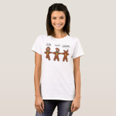 Gingerbrood Mijn been Hurts Funny T-shirt (Voorkant volledig)