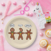 Gingerbrood Mijn been Hurts Humor Papieren Bordje (Feest)