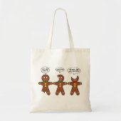 Gingerbrood Mijn been Hurts Humor Tote Bag (Voorkant)