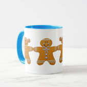 Gingerbrood Mok meisje en jongen (Voorkant links)