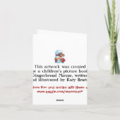 Gingerbrood Mouse Feestdagen Kaart (Achterkant)