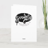 Gingerbrood Mouse Sweet-kerstkaart Kaart (Achterkant)