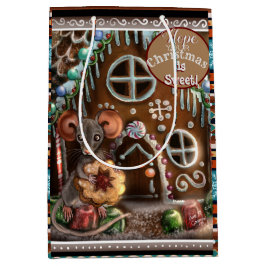 Gingerbrood Mouse Sweet Kerstmis Medium Cadeauzakje