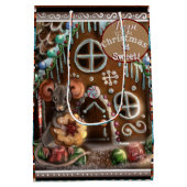 Gingerbrood Mouse Sweet Kerstmis Medium Cadeauzakje (Achterkant)