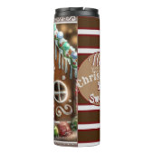 Gingerbrood Mouse Sweet Kerstmis Thermosbeker (Achterkant)