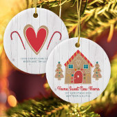 Gingerbrood Nieuw Home Rustic Wood Holiday Aangepa Keramisch Ornament