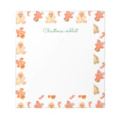 Gingerbrood Notitieblok (Voorkant)